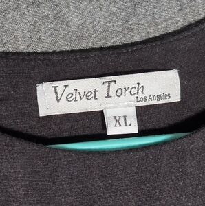 Velvet Torch Black Midi Dress